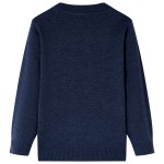 Pulover tricotat pentru copii, bleumarin, 128