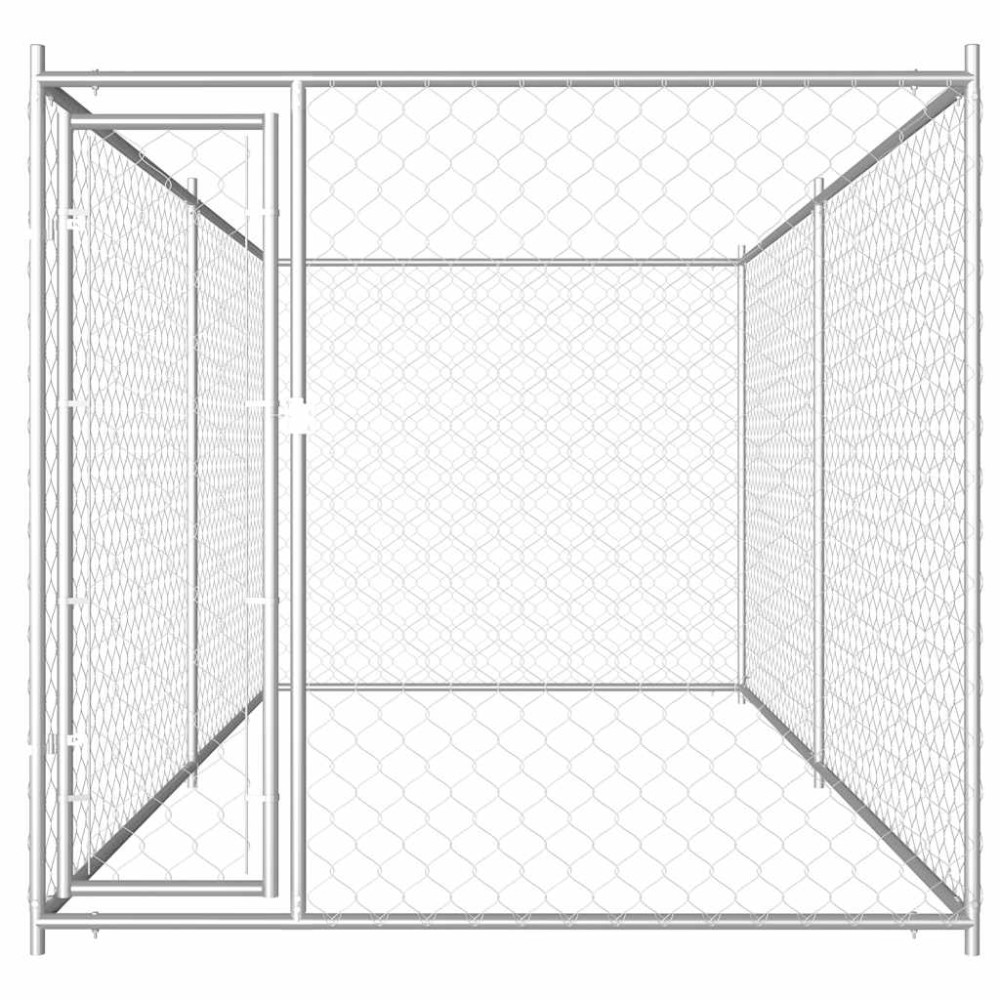 vidaXL Padoc pentru câini de exterior, 382 x 192 x 185 cm