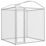 vidaXL Padoc de exterior cu prelată pentru câini, 193x193x225 cm vidaXL Padoc de exterior cu prelată pentru câini, 193x193x225 cm