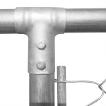 vidaXL Padoc pentru câini de exterior, 383x383x185 cm