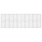 vidaXL Perete gabion cu capac, 600 x 50 x 200 cm, oțel galvanizat vidaXL Perete gabion cu capac, 600 x 50 x 200 cm, oțel galvanizat