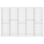 vidaXL Perete gabion cu capace, 300 x 50 x 200 cm, oțel galvanizat vidaXL Perete gabion cu capace, 300 x 50 x 200 cm, oțel galvanizat