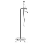 vidaXL Robinet de cadă independent argintiu oțel 99,5 cm inoxidabil vidaXL Robinet de cadă independent argintiu oțel 99,5 cm inoxidabil