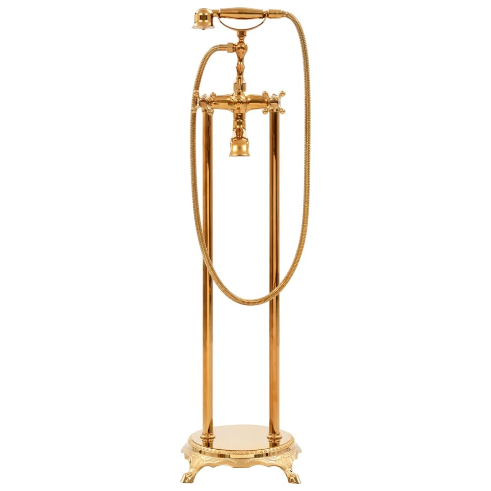 vidaXL Robinet de cadă independent, auriu, 99,5 cm, oțel inoxidabil