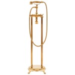 vidaXL Robinet de cadă independent, auriu, 99,5 cm, oțel inoxidabil vidaXL Robinet de cadă independent, auriu, 99,5 cm, oțel inoxidabil