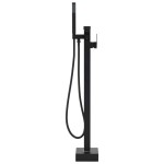 vidaXL Robinet de cadă independent, negru, 90 cm, oțel inoxidabil vidaXL Robinet de cadă independent, negru, 90 cm, oțel inoxidabil
