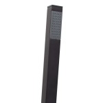 vidaXL Robinet de cadă independent, negru, 90 cm, oțel inoxidabil vidaXL Robinet de cadă independent, negru, 90 cm, oțel inoxidabil
