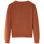 Cardigan tricotat pentru copii, coniac, 116