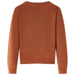 Cardigan tricotat pentru copii, coniac, 128