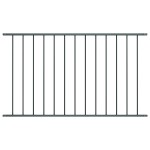 vidaXL Panou de gard din oțel vopsit în câmp electrostatic 1,7x1,25 m antracit vidaXL Panou de gard din oțel vopsit în câmp electrostatic 1,7x1,25 m antracit