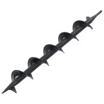 vidaXL Burghiu pentru foreză, 75 x 600 mm, oțel vidaXL Burghiu pentru foreză, 75 x 600 mm, oțel