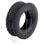 vidaXL Anvelopă roabă, 13 x 5.00-6 4PR, cauciuc vidaXL Anvelopă roabă, 13 x 5.00-6 4PR, cauciuc