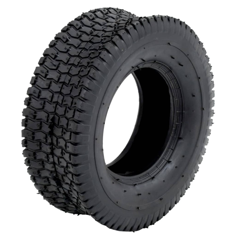 vidaXL Anvelope roabă, 2 buc., 13 x 5.00-6 4PR, cauciuc