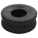 vidaXL Anvelope roabă, 2 buc., 15x6.00-6 4PR, cauciuc vidaXL Anvelope roabă, 2 buc., 15x6.00-6 4PR, cauciuc