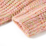 Pulover pentru copii tricotat, roz deschis, 128