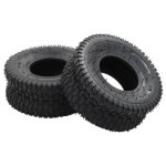 vidaXL Set anvelopă roabă & cameră, 4 buc., 15x6.00-6 4PR, cauciuc vidaXL Set anvelopă roabă & cameră, 4 buc., 15x6.00-6 4PR, cauciuc