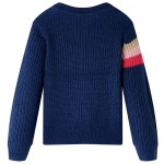 Pulover tricotat pentru copii, bleumarin, 92