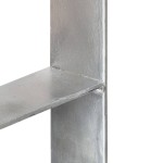 vidaXL Ancore de gard, 6 buc., argintiu, 8x6x60 cm, oțel galvanizat vidaXL Ancore de gard, 6 buc., argintiu, 8x6x60 cm, oțel galvanizat