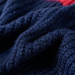 Pulover pentru copii tricotat, bleumarin, 104