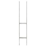 vidaXL Ancore de gard, 6 buc., argintiu, 9x6x60 cm, oțel galvanizat vidaXL Ancore de gard, 6 buc., argintiu, 9x6x60 cm, oțel galvanizat