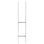 vidaXL Ancore de gard, 6 buc., argintiu, 10x6x60 cm, oțel galvanizat vidaXL Ancore de gard, 6 buc., argintiu, 10x6x60 cm, oțel galvanizat