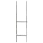 vidaXL Ancore de gard, 6 buc., argintiu, 14x6x60 cm, oțel galvanizat vidaXL Ancore de gard, 6 buc., argintiu, 14x6x60 cm, oțel galvanizat