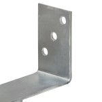 vidaXL Ancore de gard, 6 buc., argintiu, 12x6x30 cm, oțel galvanizat vidaXL Ancore de gard, 6 buc., argintiu, 12x6x30 cm, oțel galvanizat