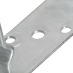 vidaXL Ancore de gard, 6 buc., argintiu, 12x6x15 cm, oțel galvanizat vidaXL Ancore de gard, 6 buc., argintiu, 12x6x15 cm, oțel galvanizat