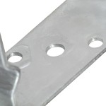 vidaXL Ancore de gard, 12 buc., argintiu, 12x6x15 cm, oțel galvanizat vidaXL Ancore de gard, 12 buc., argintiu, 12x6x15 cm, oțel galvanizat