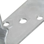 vidaXL Ancore de gard, 6 buc., argintiu, 14x6x15 cm, oțel galvanizat vidaXL Ancore de gard, 6 buc., argintiu, 14x6x15 cm, oțel galvanizat