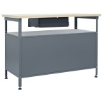 vidaXL Banc de lucru, negru, 120 x 60 x 85 cm, oțel vidaXL Banc de lucru, negru, 120 x 60 x 85 cm, oțel