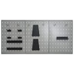 vidaXL Panouri pentru scule de perete, 3 buc., 40 x 58 cm, oțel vidaXL Panouri pentru scule de perete, 3 buc., 40 x 58 cm, oțel