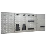 vidaXL Panouri pentru scule de perete, 4 buc., 40 x 58 cm, oțel vidaXL Panouri pentru scule de perete, 4 buc., 40 x 58 cm, oțel