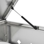 vidaXL Magazie pentru o pubelă, oțel inoxidabil, 240 L vidaXL Magazie pentru o pubelă, oțel inoxidabil, 240 L