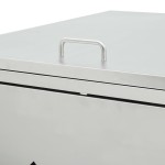 vidaXL Magazie pentru două pubele, oțel inoxidabil, 240 L vidaXL Magazie pentru două pubele, oțel inoxidabil, 240 L