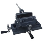 vidaXL Menghină în cruce mașină de găurit, acționare manuală, 127 mm