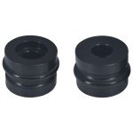 vidaXL Piulițe cu flanșă pentru mașină de găurit țevi, 12 buc., oţel