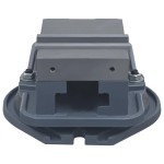 vidaXL Menghină pivotantă, 160 mm, fontă