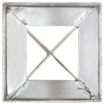 vidaXL Țăruși de sol, 6 buc., argintiu, 12x12x89 cm, oțel galvanizat vidaXL Țăruși de sol, 6 buc., argintiu, 12x12x89 cm, oțel galvanizat