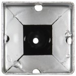 vidaXL Țăruși de sol, 6 buc., argintiu, 7x7x56 cm, oțel galvanizat vidaXL Țăruși de sol, 6 buc., argintiu, 7x7x56 cm, oțel galvanizat