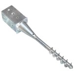 vidaXL Țăruși de sol, 6 buc., argintiu, 8x8x57 cm, oțel galvanizat vidaXL Țăruși de sol, 6 buc., argintiu, 8x8x57 cm, oțel galvanizat