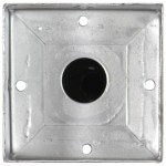 vidaXL Țăruși de sol, 6 buc., argintiu, 12x12x56 cm, oțel galvanizat vidaXL Țăruși de sol, 6 buc., argintiu, 12x12x56 cm, oțel galvanizat