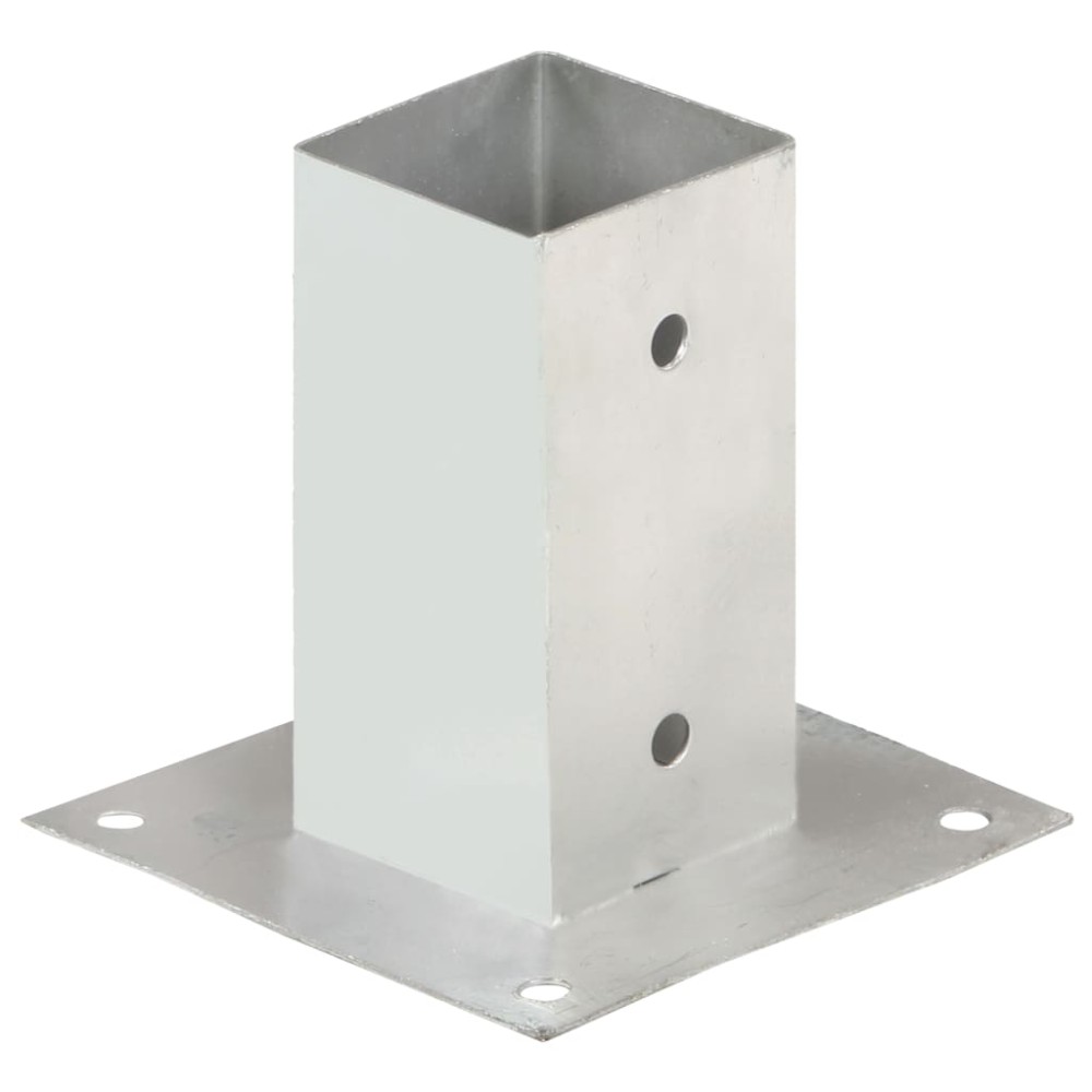 vidaXL Suporți stâlp, 4 buc., metal galvanizat, 71 mm