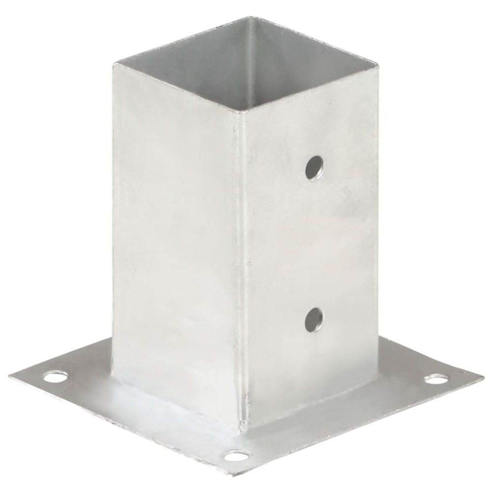vidaXL Suporți stâlp, 4 buc., metal galvanizat, 81 mm