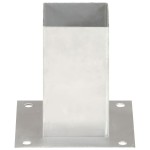 vidaXL Suporți stâlp, 4 buc., metal galvanizat, 81 mm vidaXL Suporți stâlp, 4 buc., metal galvanizat, 81 mm