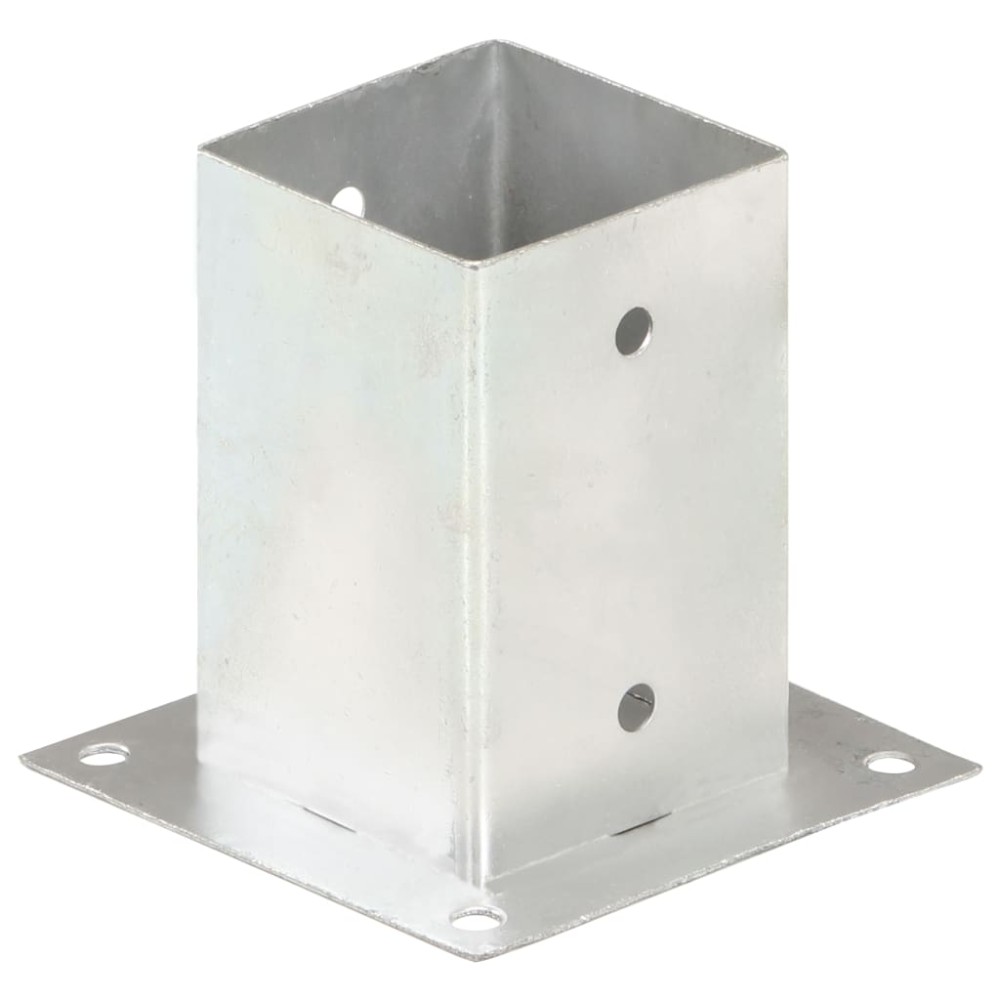 vidaXL Suporți stâlp, 4 buc., metal galvanizat, 91 mm