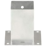 vidaXL Suporți stâlp, 4 buc., metal galvanizat, 91 mm