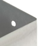 vidaXL Suporți stâlp, 4 buc., metal galvanizat, 91 mm
