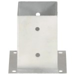 vidaXL Suporturi stâlp, 4 buc., 101 mm, metal galvanizat vidaXL Suporturi stâlp, 4 buc., 101 mm, metal galvanizat