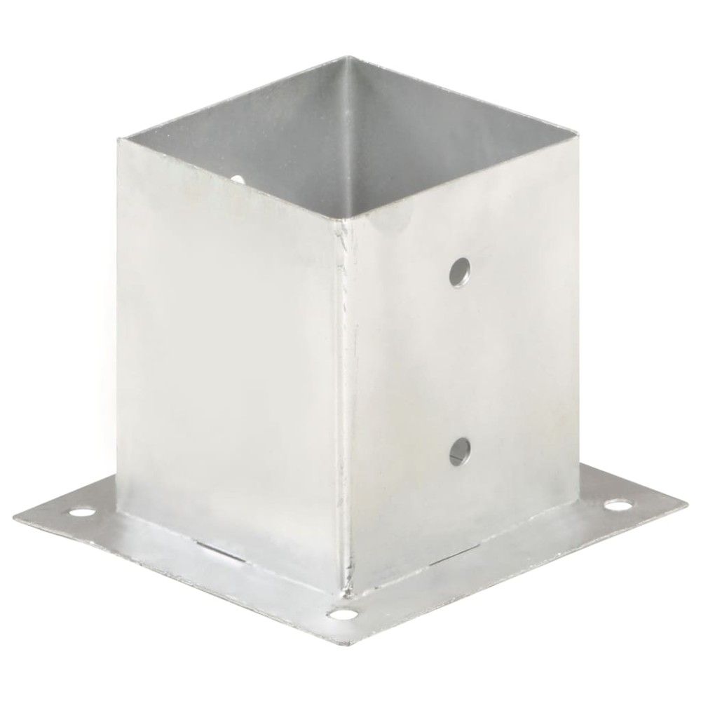 vidaXL Suporți stâlp, 4 buc., metal galvanizat, 121 mm